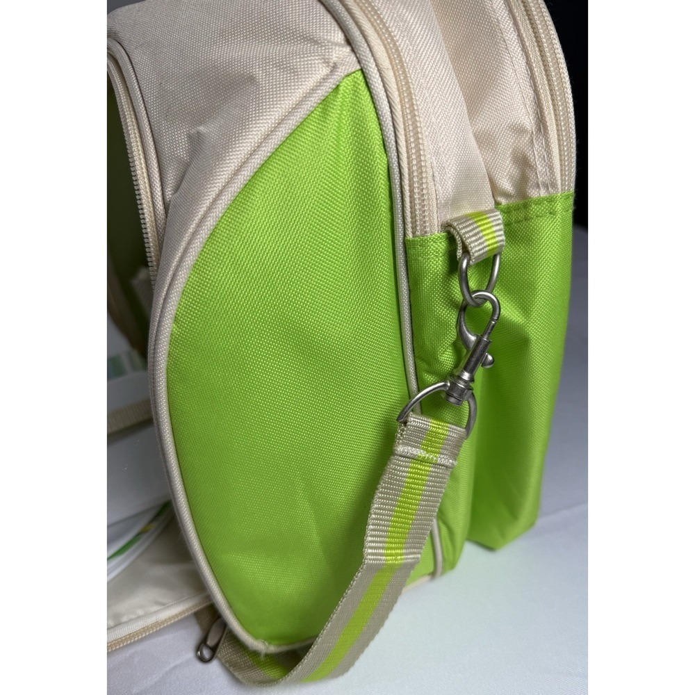 Picnic Bag Pack 4 Person‎ IBM company Hamper Cooler Mugs Plates Cutlery Travel - Picture 16 of 16
